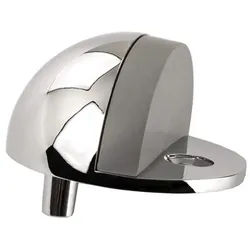 SO-TECH® Türstopper Türstopper Bodentürstopper Doreen / Durchmesser Ø 45 mm / Ve (1 St), Ausführung Doreen II, Verdrehschutz, Chrom poliert silberfarben