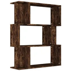 vidaXL Bücherregal Bücherregal/Raumteiler Räuchereiche 80x24x96 cm Holzwerkstoff, 1-tlg.
