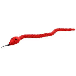 Flamingo Tierkuscheltier Hundespielzeug Flocco Seil rot
