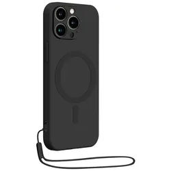 Bigben Handy-Cover »Soft Case mit MagSafe« iPhone 14 Pro schwarz schwarz
