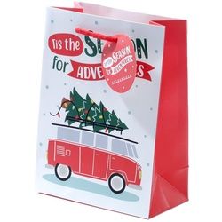 Weihnachten Volkswagen Bulli VW T1 Bus Geschenktasche - Mittelgroß (pro Stück)