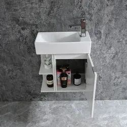Sanotechnik Badmöbel-Set »Spring«, 3-teilig, Unterschrank BxHxT: 50 x 60 x 24 cm, zerlegt - weiss