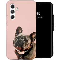 Samsung Galaxy A54 (5G) Hülle - TPU Hard Case/Backcover - Handyhülle Weiß mit Foto od. Logo - Kein Design