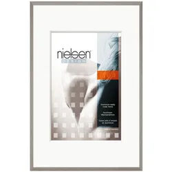 Nielsen Bilderrahmen , Grau , Metall , rechteckig , 50x60 cm , Bilder & Rahmen, Bilderrahmen, Bilder - & Fotorahmen