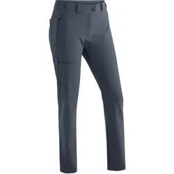 Outdoorhose MAIER SPORTS "Latit slim W" Gr. 18, Kurzgrößen, grau Damen Hosen Sporthosen Wanderhose, lange Outdoor-Hose, Trekkinghose slim