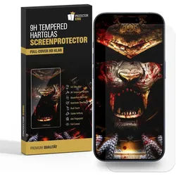 6x 9H Nano-Glass für iPhone 16 3D KLAR Displayschutz Schutzglas Schutzfolie Panzerfolie Panzerglas Screen-Protector ANTI-SHOK ANTI-BRUCH-ANTI-STOß