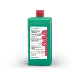 B. Braun Meliseptol® pure Flächendesinfektionsmittel, Gebrauchsfertige, alkoholische Schnelldesinfektion für kleine Flächen, 1 Liter - Flasche