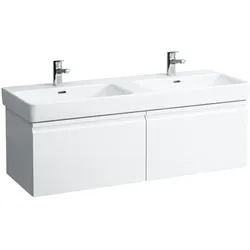 Laufen Waschtischunterbau „PRO S“ 1258 × 397 × 450 mm Weiß glänzend