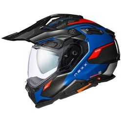 Nexx X.WED 3 Keyo Carbon 22-06 Motocross Helm, schwarz-rot-blau, Größe M