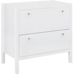 Waschbeckenunterschrank Ginevra Weiß ca. 80x80x46 cm