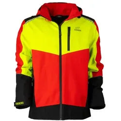 FORSBERG Skogar Allwetterjacke / neonorange/darkoliv / 3XL