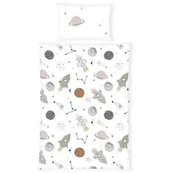 Herding Babybettwäsche , Multicolor , Textil , Weltall , 100x135 cm , Oeko-Tex® Standard 100 , pflegeleicht, hautfreundlich, angenehm wärmend, schadstoffgeprüft , Schlafen, Babytextil-Kollektionen