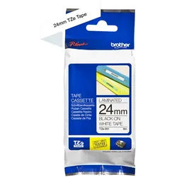 BROTHER Schriftband TZE-251 24mm 8m schwarz auf weiß