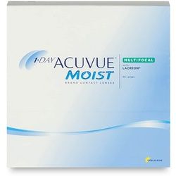 Johnson & Johnson 1-Day Acuvue Moist Multifocal (90er Packung) Tageslinsen (1 dpt & BC 8.4) mit UV-Schutz