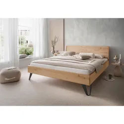 Livetastic Bett , Fichtefarben , Holz , Fichte , massiv , 140x200 cm , Schlafzimmer, Komplette Schlafzimmer und Serien, Schlafzimmerserien