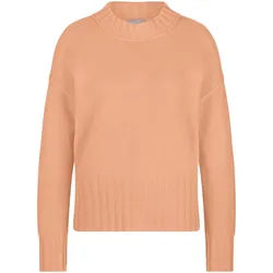 Le pull encolure ronde include orange