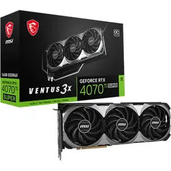 GeForce RTX 4070 Ti SUPER VENTUS 3X OC - 16GB GDDR6X RAM - Grafikkarte