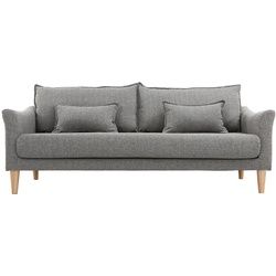 Design-Sofa 3 Plätze Grau KATE