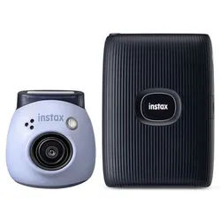 Fujifilm Instax PAL + Instax Mini Link2 EX D Sofortbilddrucker blue