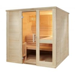 Sentiotec Sauna Sentiotec Komfort Large Massivsauna aus Fichte Saunakabine ca.