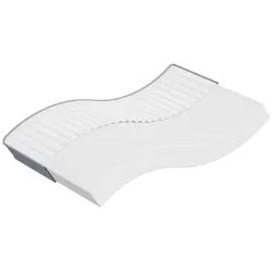 Boxspringmatratze Matratze Schaumstoff Mittelweich 120x200 cm, vidaXL, 24 cm hoch weiß