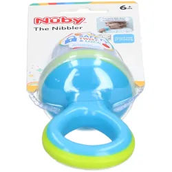 Nûby Lebensmittelsauger mit Kappe aqua