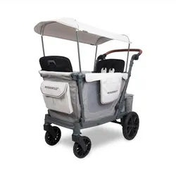 Wonderfold Bollerwagen , Grau , Metall , 67x120x135 cm , Freizeit & Co, Gartenspielzeug, Bollerwagen