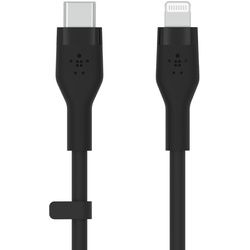 Belkin BoostCharge Flex USB-C Kabel mit Lightning Connector (1m, Schwarz)