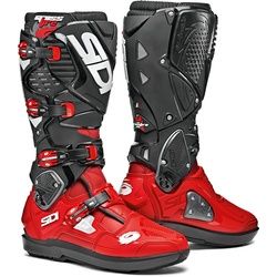 Sidi Crossfire 3 SRS Motocross Stiefel, schwarz-rot, Größe 43