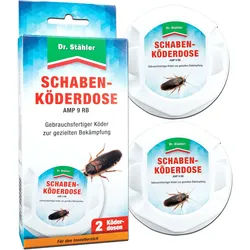 Silberkraft Schaben Köderdose 2 St