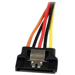 Latching SATA Power Y Splitter Cable Adapter - M/F - power splitter - 15.24 cm