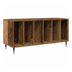 vidaXL TV-Schrank 100 x 38 x 48 cm Sideboard Schallplattenschrank Altholz 100x38x48 cm S braun