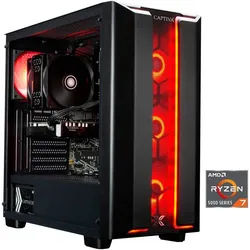 CAPTIVA Advanced Gaming R94-032 Gaming-PC (AMD Ryzen 7 5700X, GeForce RTX 5060, 32 GB RAM, 2000 GB SSD, Luftkühlung) schwarz