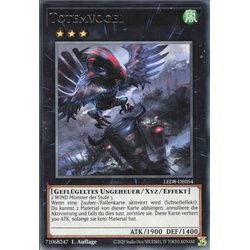 ReCollectibles Sammelkarte YuGiOh Karte Totemvogel deutsch, Yu-Gi-Oh! Karte LED8-EN054 Rare weiß