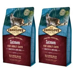 CARNILOVE Katze Lachs Sensitiv & Langes Haar 2x6kg