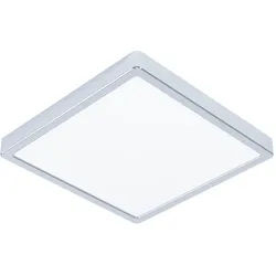 Eglo Badezimmer-Deckenleuchte , Weiß , Metall, Kunststoff , rechteckig , 28.5x3x28.5 cm , Lampen & Leuchten, Innenbeleuchtung, Deckenleuchten, Deckenleuchten