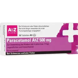 PARACETAMOL AbZ 500 mg Tabletten 10 St