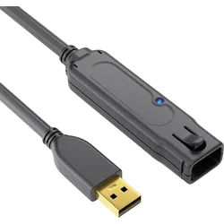 PURE DS2100-300 - Aktives USB 2.0-Kabel, A-Stecker > A-Buchse, 30 m