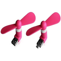 XLAYER Mini USB-Ventilator micro USB pink Notebook-Zubehör