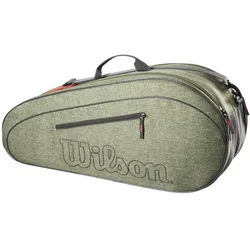 Wilson Tennis-Racketbag Team (Schlägertasche, 2 Hauptfächer) 2023 dunkelgrün 6er