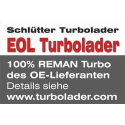 SCHLÜTTER TURBOLADER Turbolader ohne Anbaumaterial für Ford Galaxy II Volvo S40 Mondeo IV Focus S-Max C70 V50 C-Max C30 V70 III Kuga I