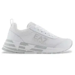 EA7 Unisex für Kinder. 7Y000002_AF10181 Crusher Distance Mesh Laufschuhe weiß (39), Wohnung, Schnürsenkel, Lässig, Sportlich, Multisport, Ki