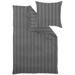 Curt Bauer Bettwäsche , Grau , Textil , Streifen , 140x200 cm , Oeko-Tex® Standard 100, Oeko-Tex® Made IN Green , bügelleicht , Heimtextilien, Bettwäsche & Leintücher, Bettwäsche