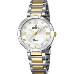 Festina Quarz Damen Mademoiselle F16937/A - silber,Multi - 32.5mm