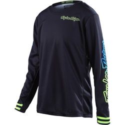 Troy Lee Designs GP Mono Jugend Motocross Jersey, schwarz, Größe XL