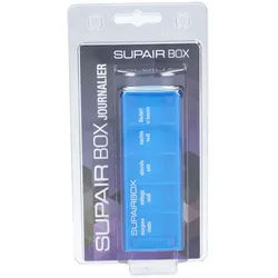 Supair Blaue Tagespillenbox