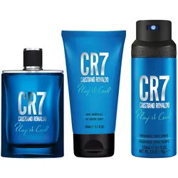 Cristiano Ronaldo CR7 Play It Cool Set Eau de Toilette + Shower Gel Body Spray 100 ml Männer