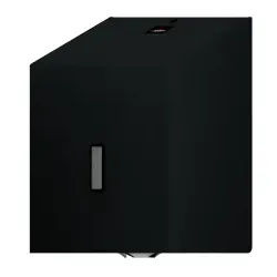 SanTRAL® Plus CFU 1 Papierhandtuchspender für Papierrollen, Hochwertiger Edelstahl-Spender mit Innenabwicklung, Farbe: Slate Grey (SG)