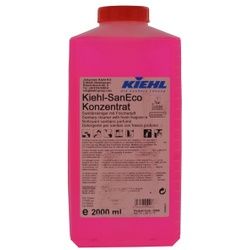 Kiehl SanEco-Konzentrat Sanitärreiniger, Sanitärreiniger mit Frischeduft, 1 Karton = 3 Flaschen à 2 Liter