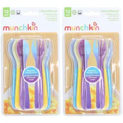 Munchkin® ColourReveal - 6 Gabeln und Löffel - ab 12 Monaten